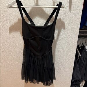 Pop flex  Black Adjustable Strap Top